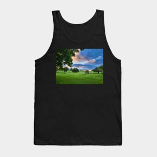 Dream Yard with Dramatic Sky Photography V1 Tank Top